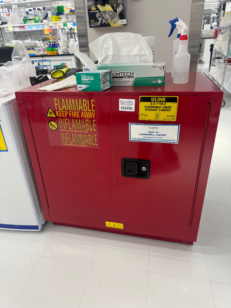 Image of ULINE 22 Gallon Flammable Liquid Storage Cabinet